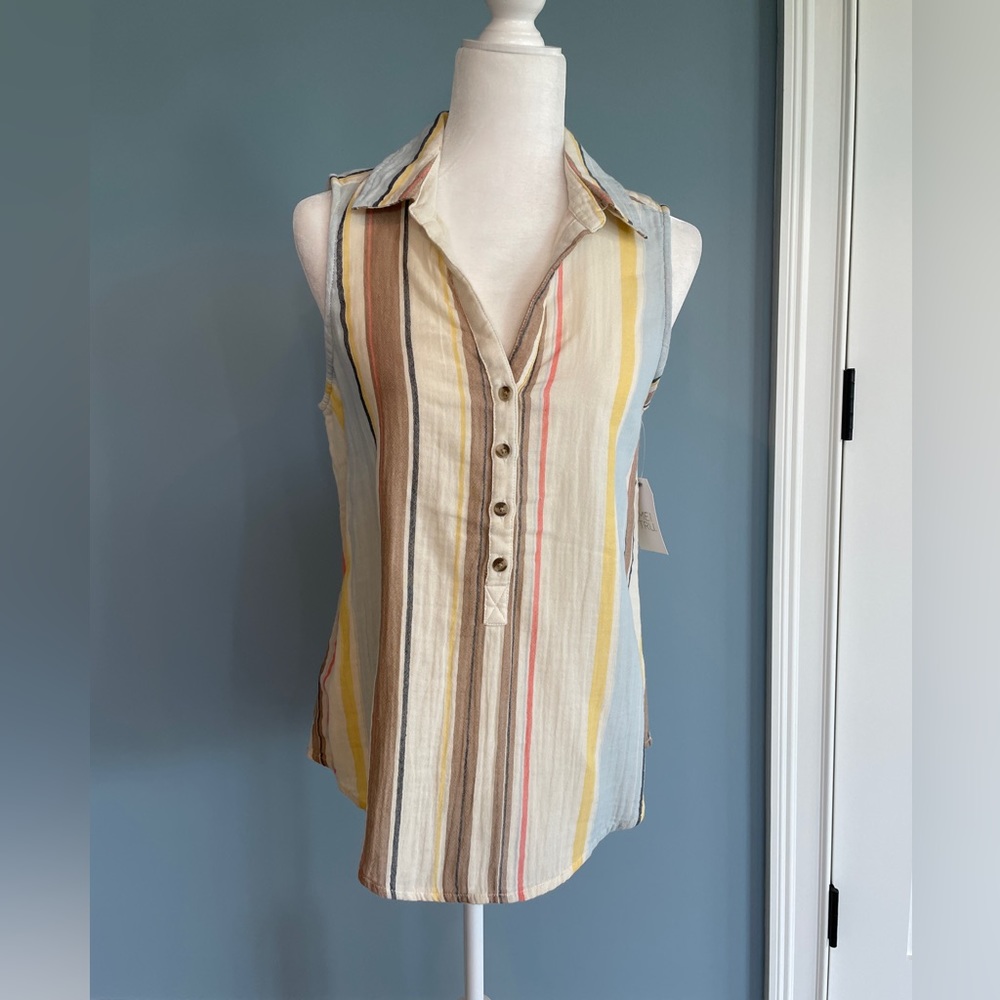 Time and Tru stripped tank top